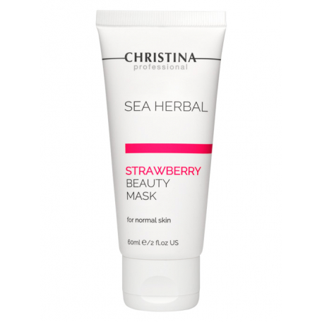 Маска красоты на основе морских трав для нормальной кожи «Клубника» / Sea Herbal Beauty Mask Strawberry For Normal Skin, Christina (Кристина) - 60 мл